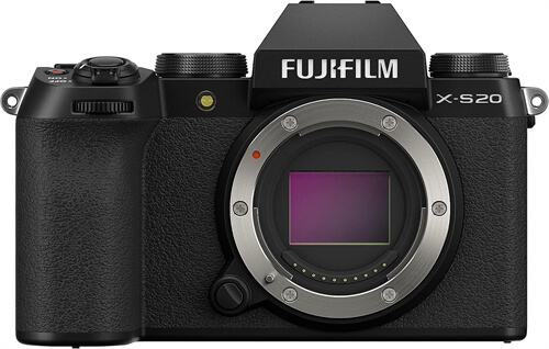 best cameras for content creators fujifilm x s20